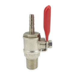 Gas Shut Off Valve with Check - 3/16" Barb to 1/4" MFL - Canadian Homebrewing Supplier - Free Shipping - Canuck Homebrew Supply