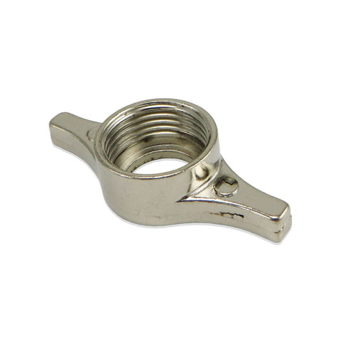 Brass Wing Nut - Chrome Plated